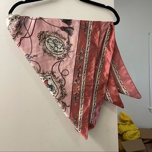 Pink Scarf Top